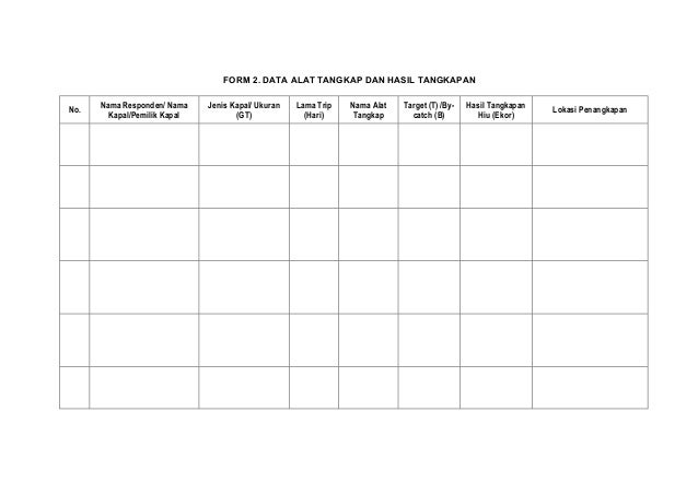 Log Book Form